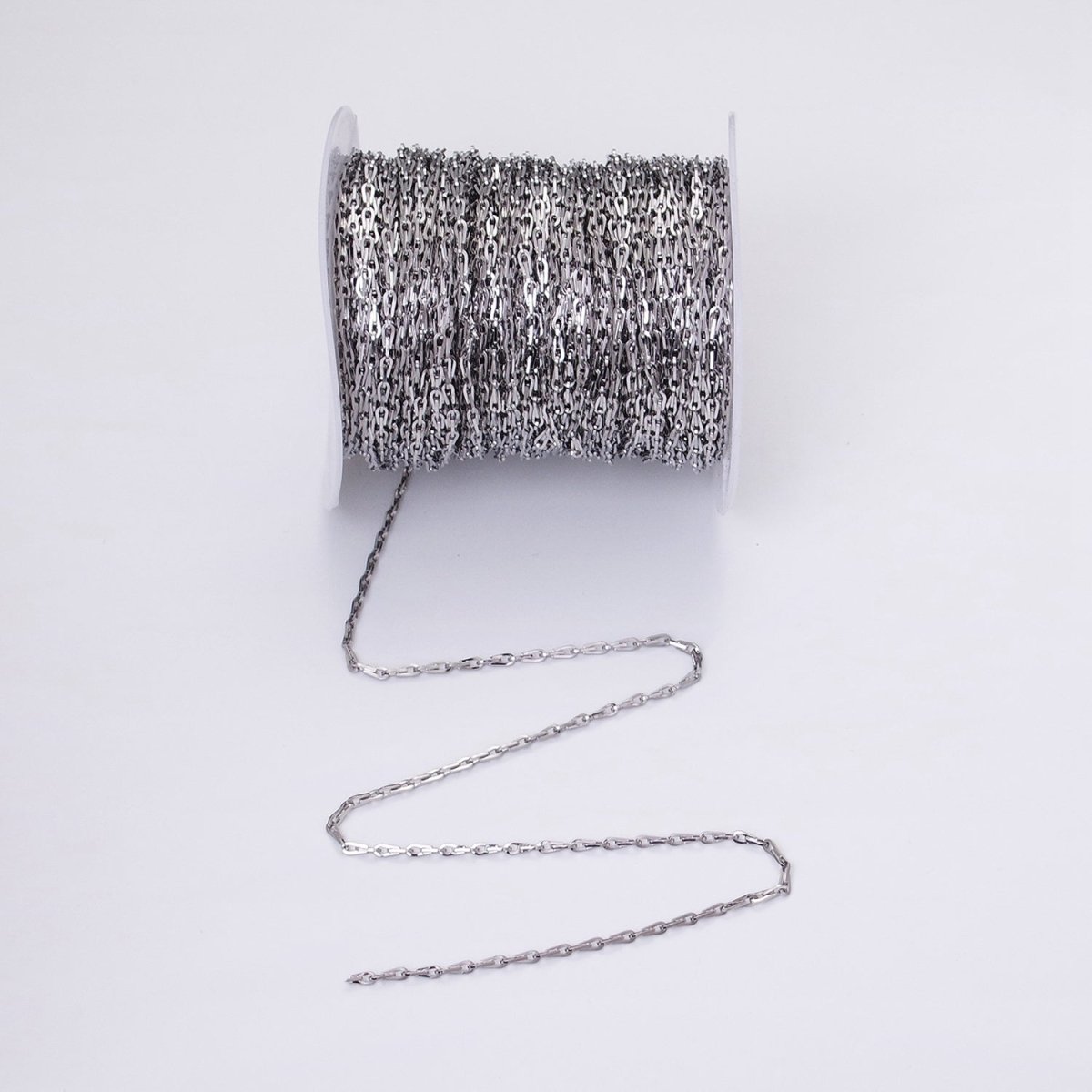 Dainty 16K Gold Filled Ladder Hook Horse Shoe Chain 1.7mm Unfinished chain by Yard Unique Horseshoe Link Chain | ROLL-1267 ROLL-1268 Clearance Pricing - DLUXCA