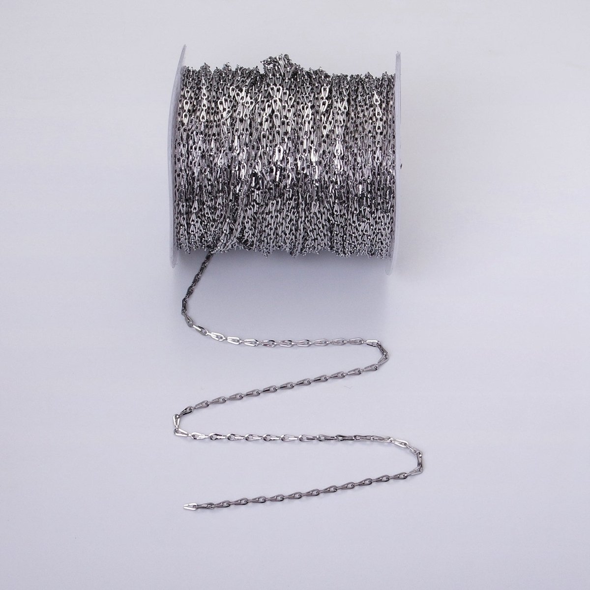 Dainty 16K Gold Filled Ladder Hook Horse Shoe Chain 2.1mm Unfinished chain by Yard Unique Horseshoe Link Chain | ROLL-1265 ROLL-1266 Clearance Pricing - DLUXCA