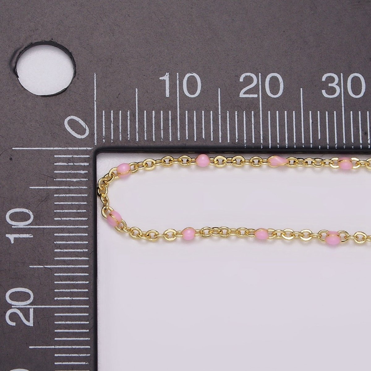 Dainty 16k Gold Filled Satellite Enamel Chain By the Yard Wholesale Unfinished Chain by Yard for Bracelet Necklace Minimalist Jewelry | ROLL-1391 ROLL-1392 ROLL-1393 ROLL-1408 - DLUXCA