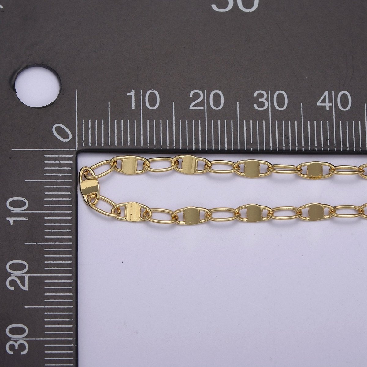 Dainty 24K Gold Filled Scroll Chain with 3mm Width in Gold & Silver, Unfinished Chain For Jewelry Making | ROLL-660, ROLL-661 Clearance Pricing - DLUXCA