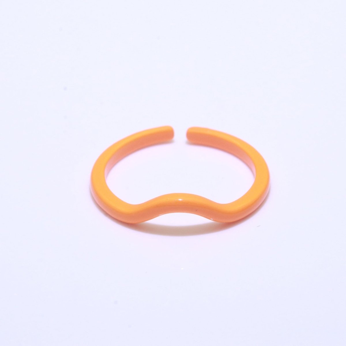 Dainty Acrylic Ring Set - Fashion Resin Acrylic Ring set - Funky Rings - Gift for Her Everyday Y2K Jewelry - DLUXCA