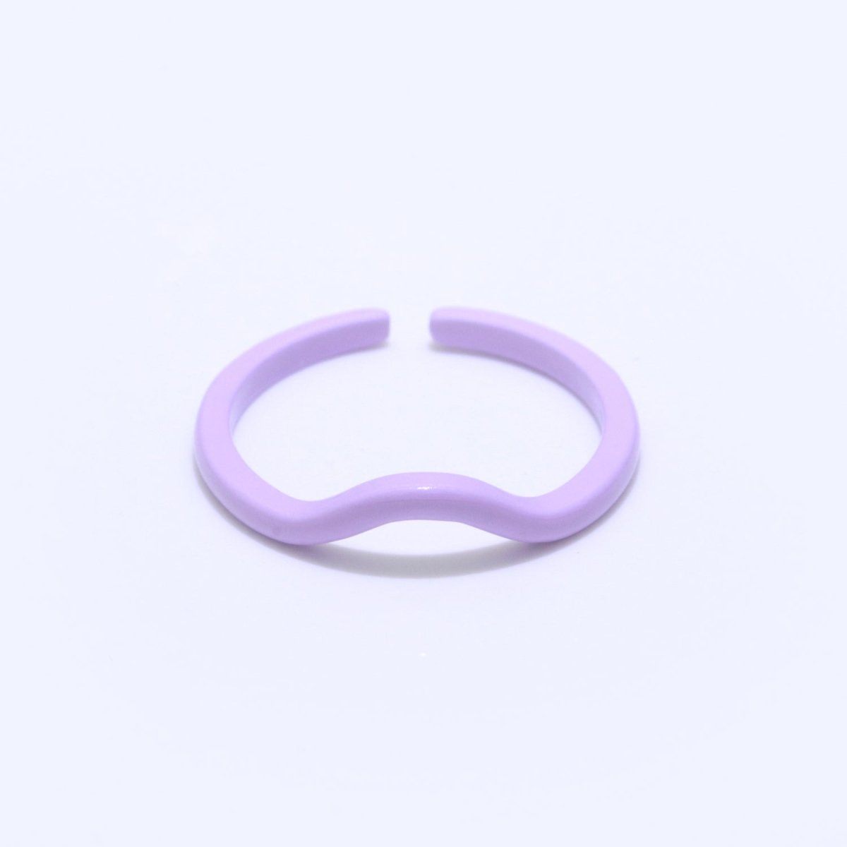 Dainty Acrylic Ring Set - Fashion Resin Acrylic Ring set - Funky Rings - Gift for Her Everyday Y2K Jewelry - DLUXCA