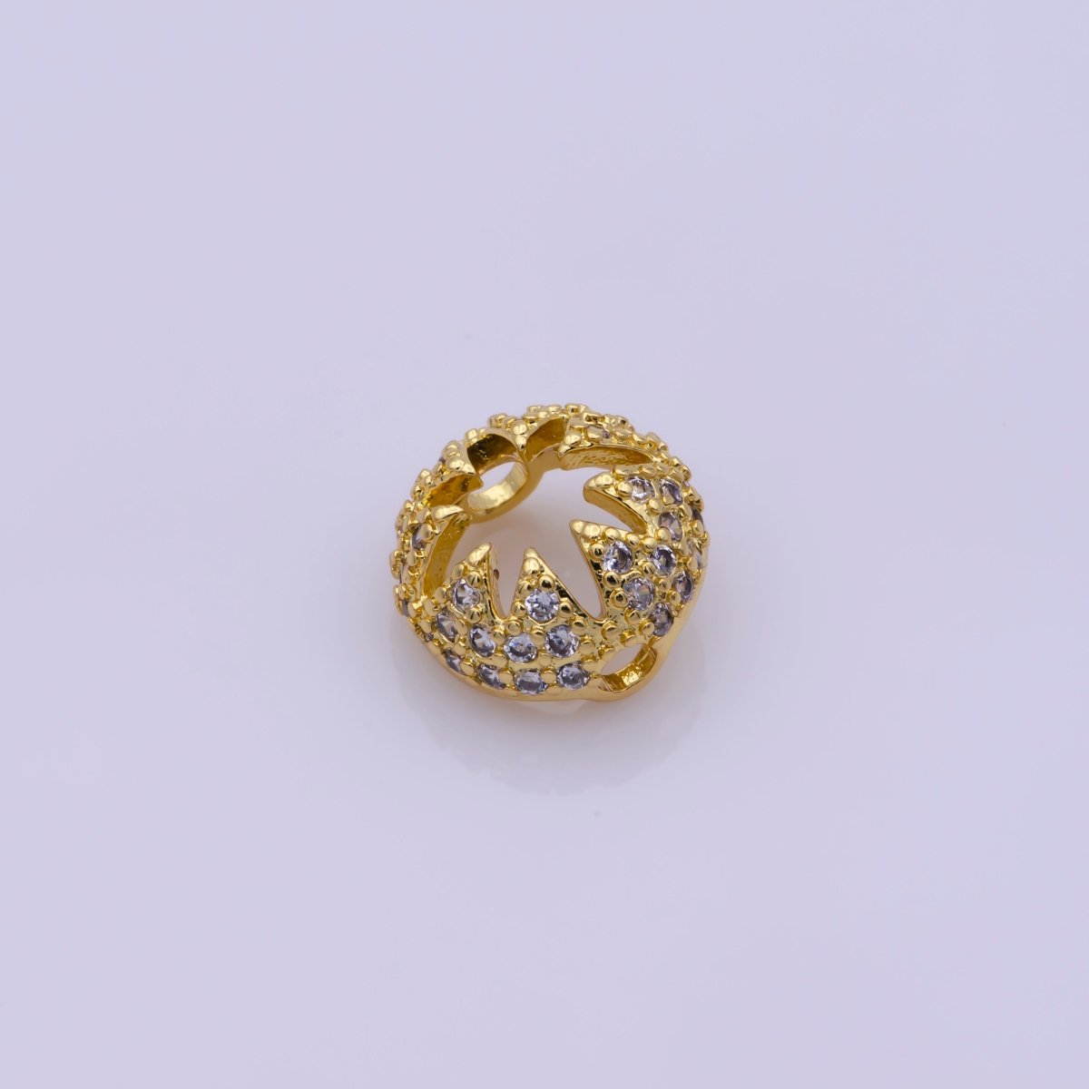 Dainty Bead Hollow Spacer Design Heart Hamsa Hand Moon Star for Bracelet Component N-070 N-076 N-094 N-103 N-104 - DLUXCA