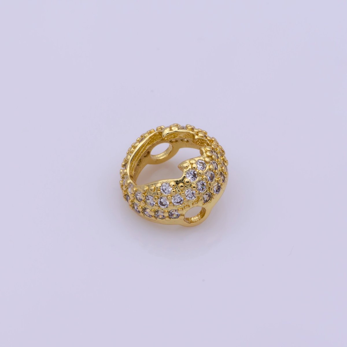 Dainty Bead Hollow Spacer Design Heart Hamsa Hand Moon Star for Bracelet Component N-070 N-076 N-094 N-103 N-104 - DLUXCA