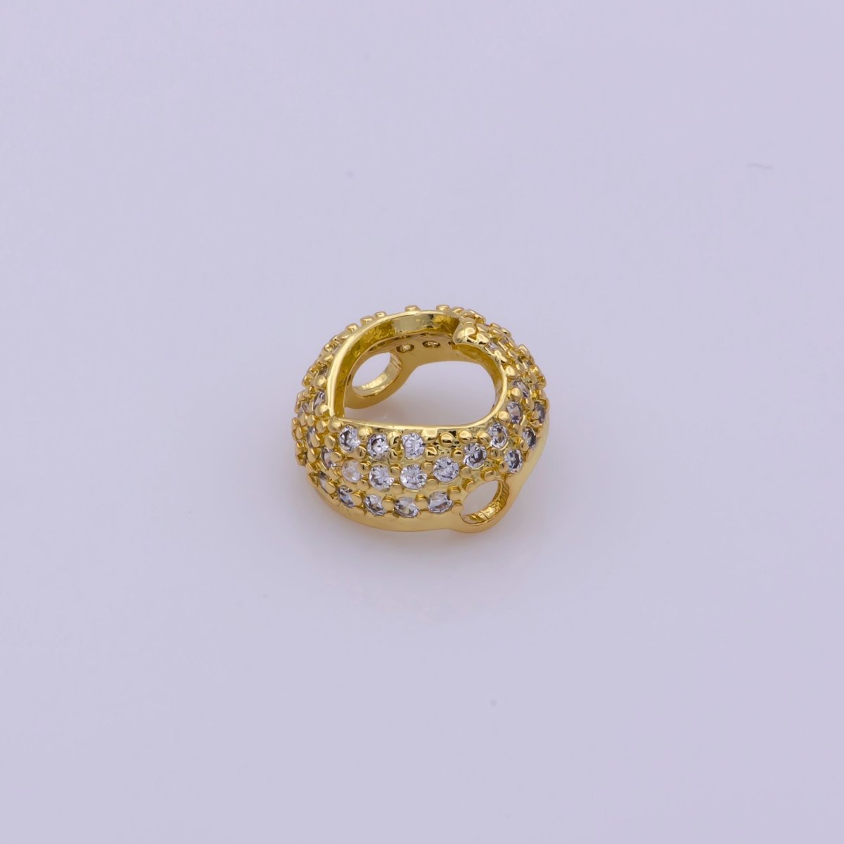 Dainty Bead Hollow Spacer Design Heart Hamsa Hand Moon Star for Bracelet Component N-070 N-076 N-094 N-103 N-104 - DLUXCA