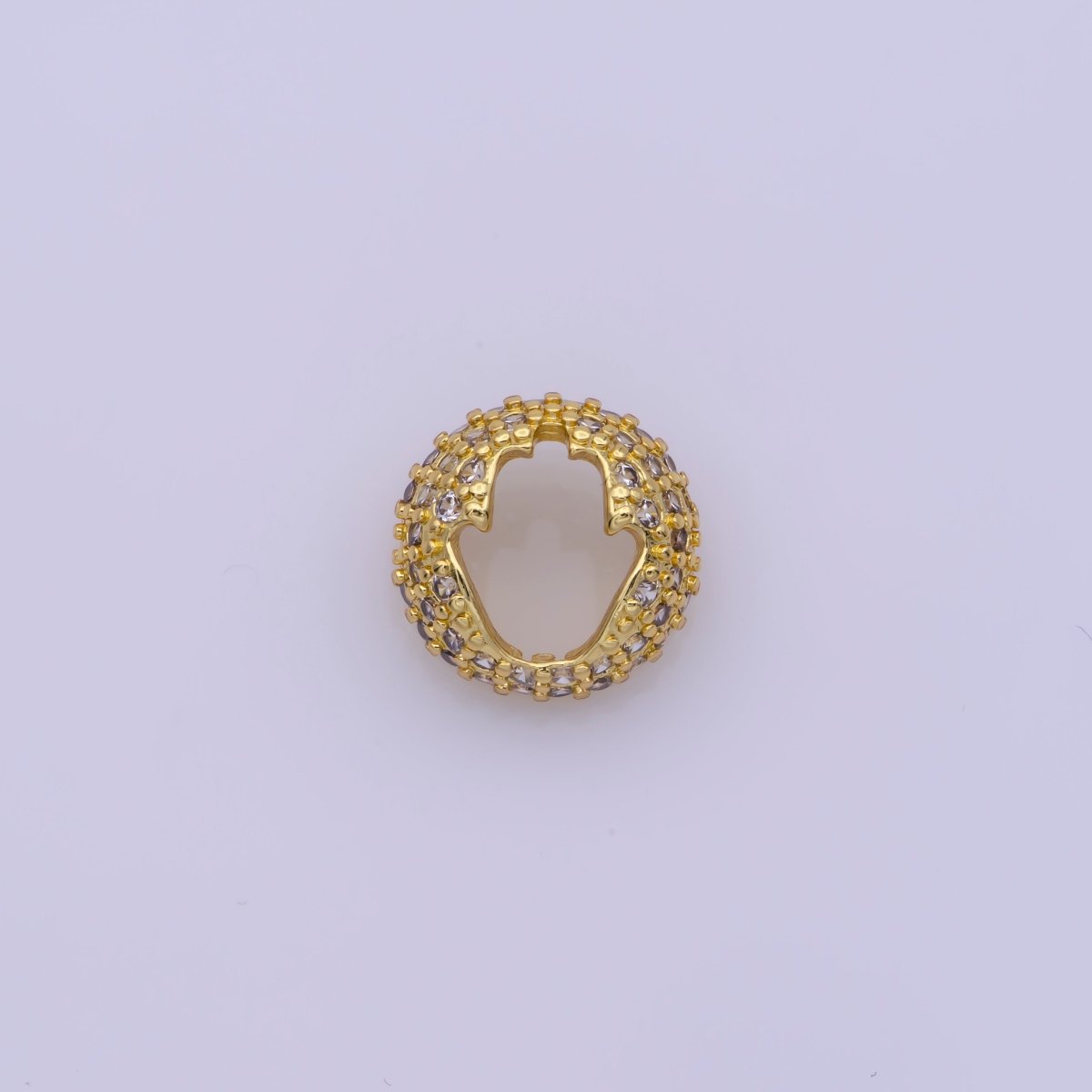 Dainty Bead Hollow Spacer Design Heart Hamsa Hand Moon Star for Bracelet Component N-070 N-076 N-094 N-103 N-104 - DLUXCA