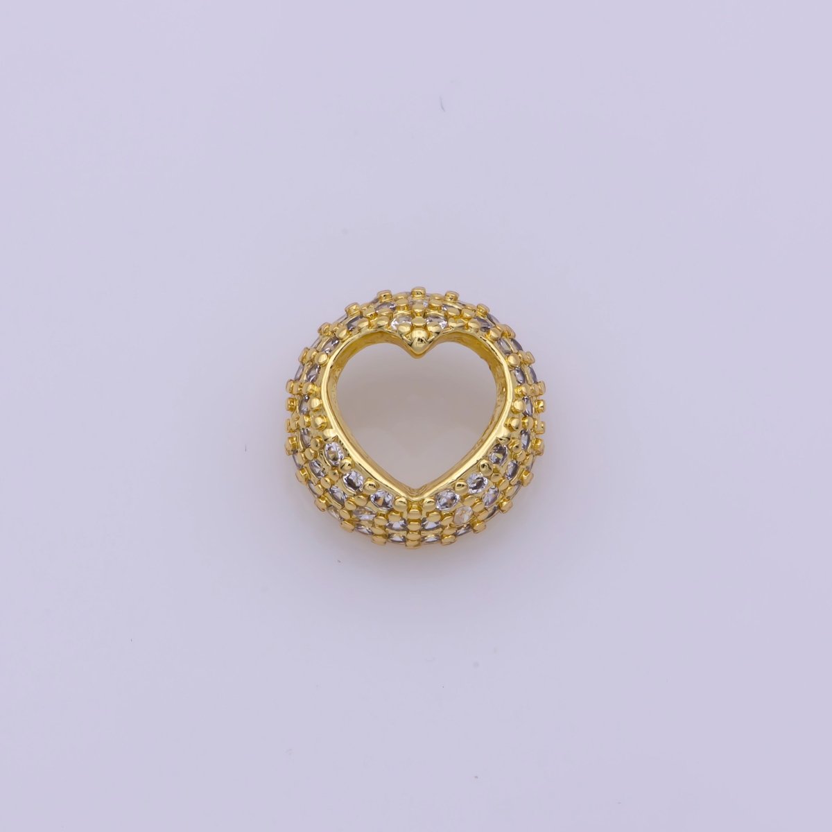 Dainty Bead Hollow Spacer Design Heart Hamsa Hand Moon Star for Bracelet Component N-070 N-076 N-094 N-103 N-104 - DLUXCA