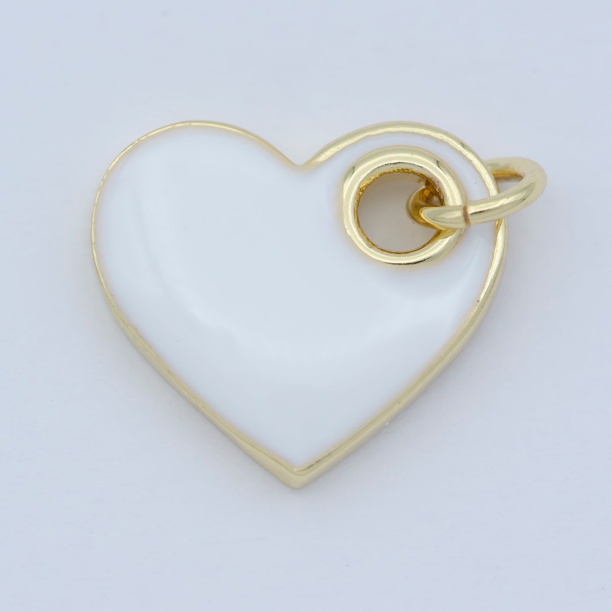 Dainty Enamel Heart Charm Colorful Sideways Heart Pendant Necklace Earring Bracelet Supply for Love Dainty Minimalist Heart Blue Pink Red M-298-M-302 - DLUXCA