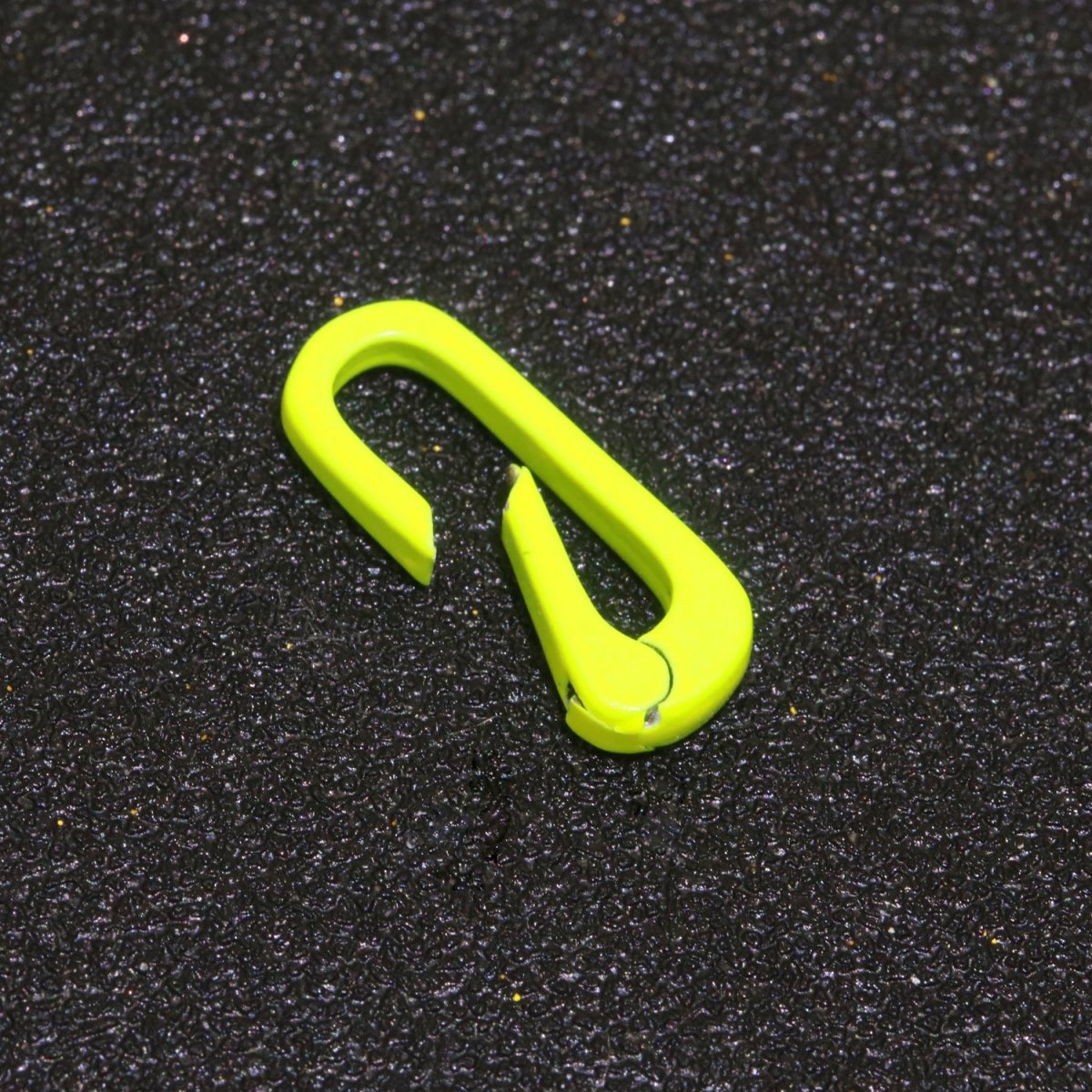 Dainty Enamel Spring Gate Ring, Push Gate ring, 18.5mm Oval Ring, Charm Holder Pink Green Red Clasp for Link Connector Clasp L-419~L-427 - DLUXCA