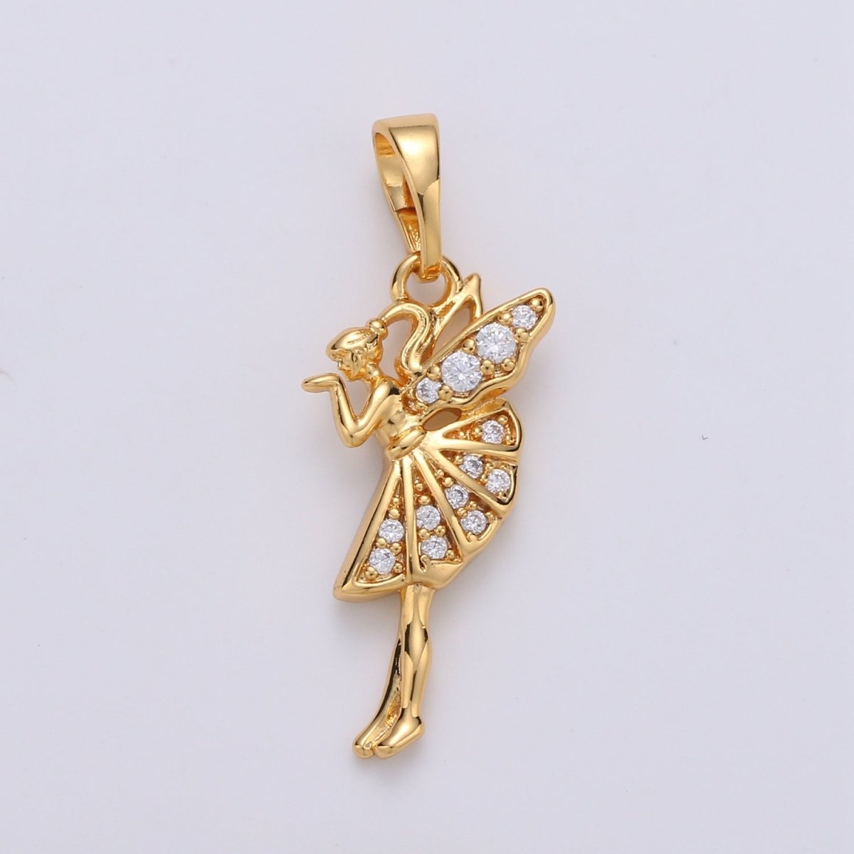 Dainty Fairy Gold Filled Pendants J-067 - DLUXCA