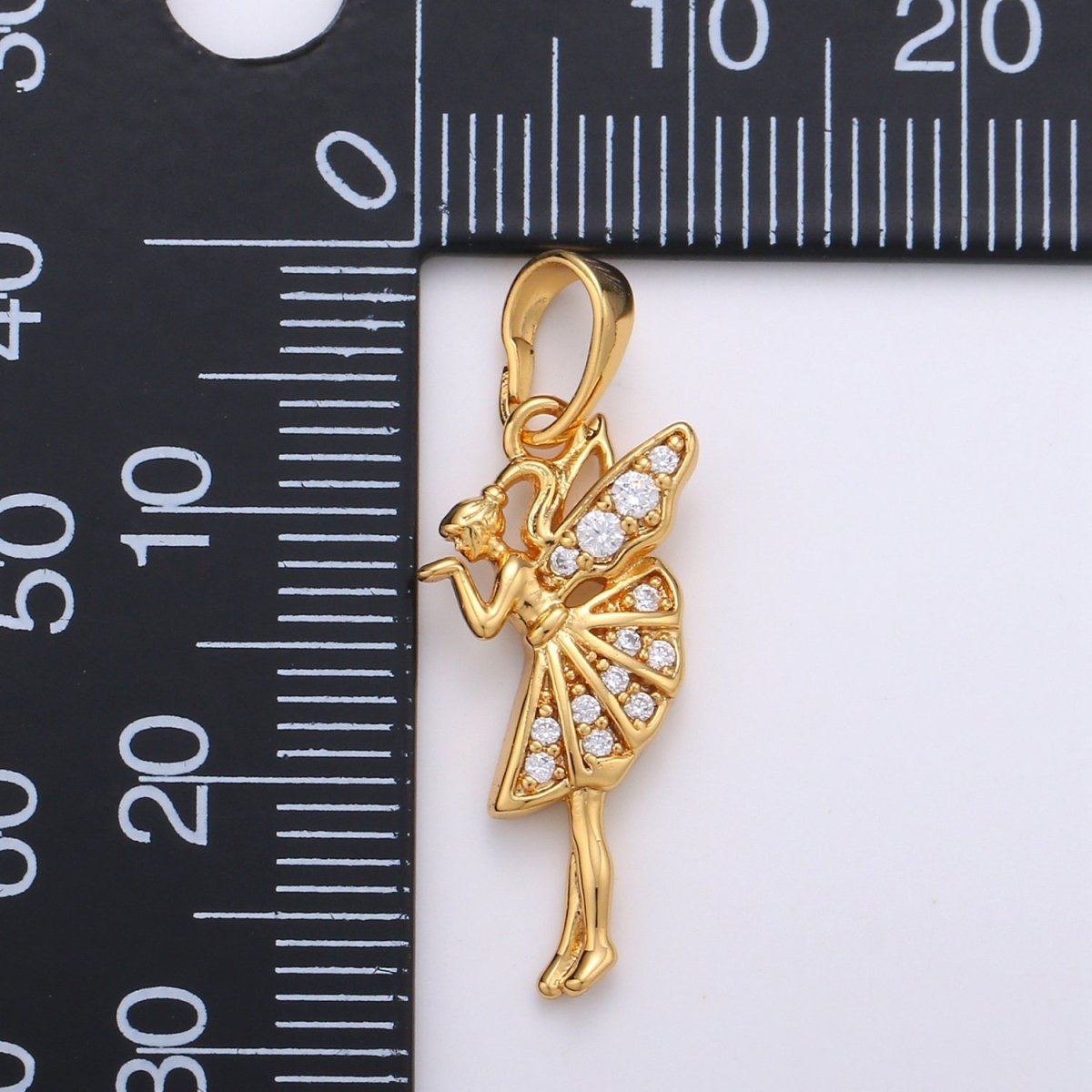 Dainty Fairy Gold Filled Pendants J-067 - DLUXCA
