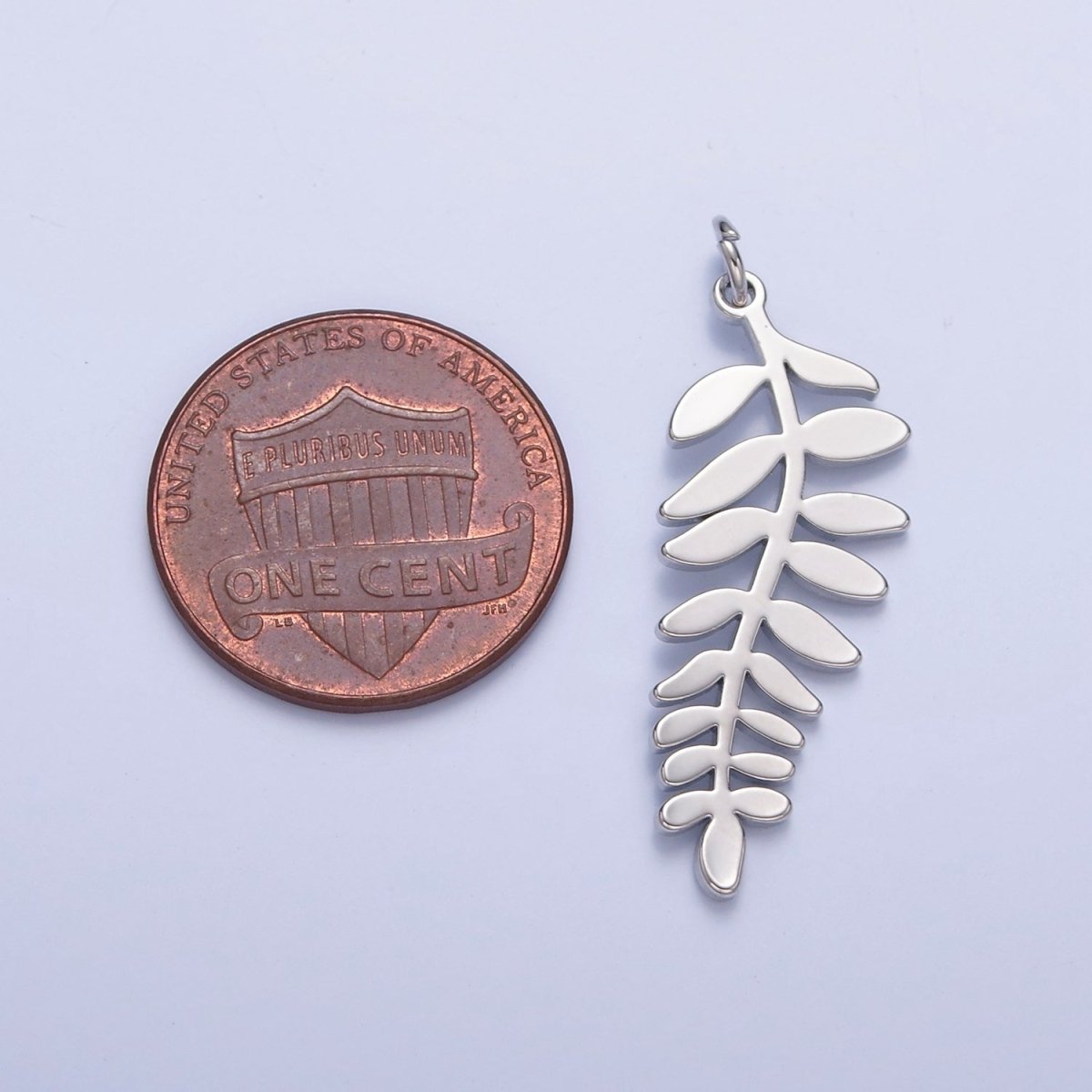 Dainty Flat Nature Palm Leaf Charm For Necklace Bracelet Jewelry Making in 14K or 24K Gold Filled W-253~W-255 - DLUXCA