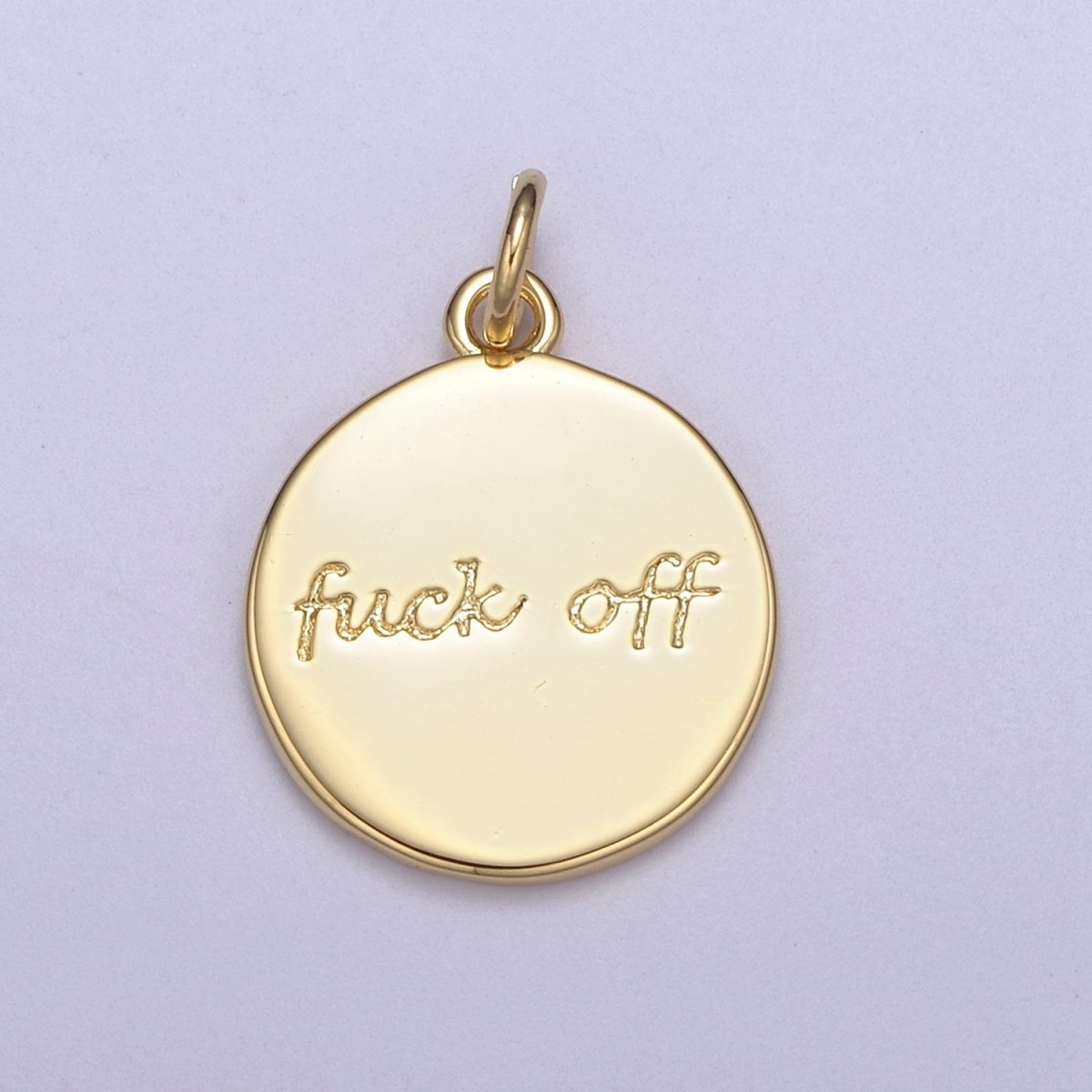 Fuck Off good Necklace with Pearls