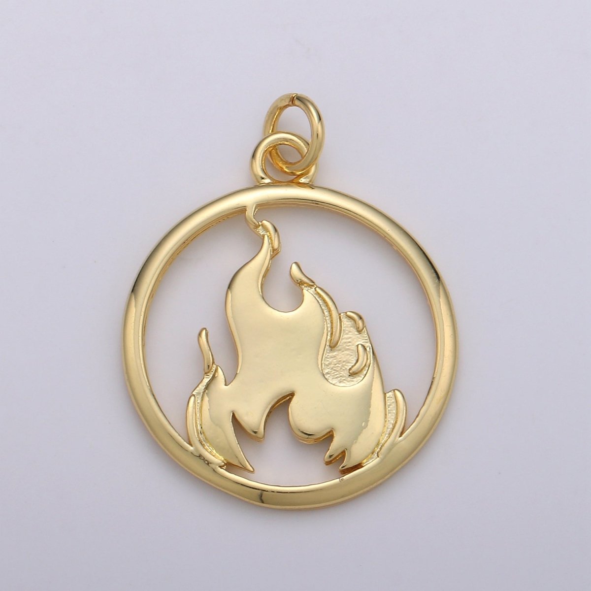 Dainty Gold Element Charm Fire Wind Earth Ocean Wave Charm. 24K Gold Filled Charm for Bracelet Necklace Earring Supply D-915 D-923 - D-925 - DLUXCA