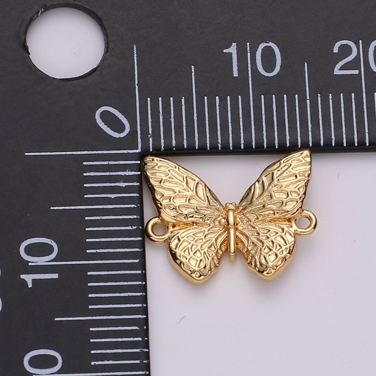 Dainty Gold Filled Butterfly Connectors F-404-F-406 - DLUXCA