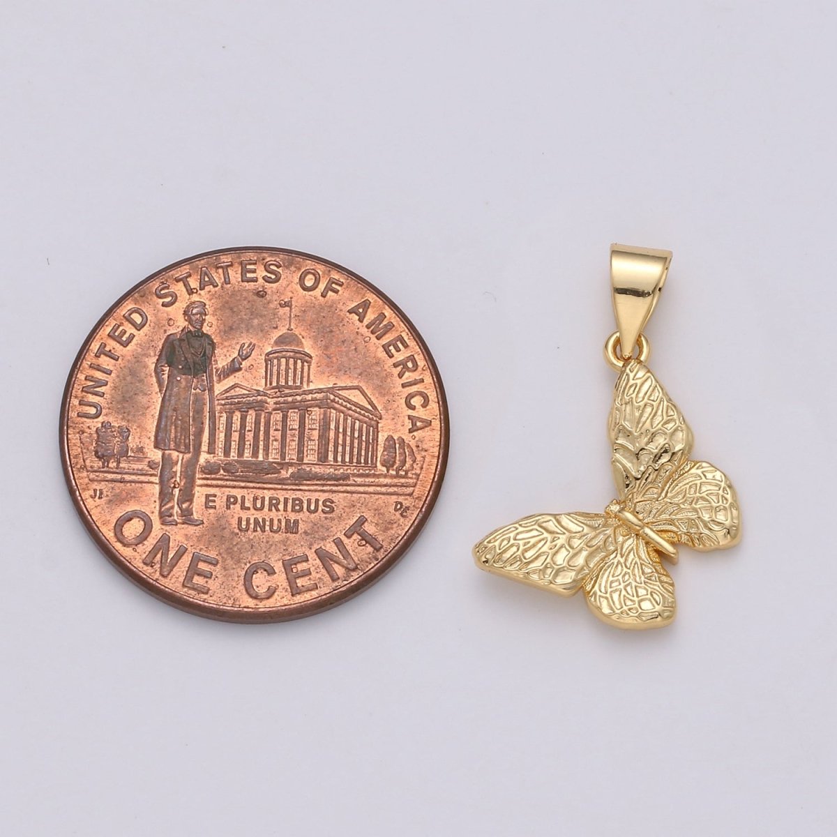Dainty Gold Filled Butterfly Pendants I-818~I-820 - DLUXCA