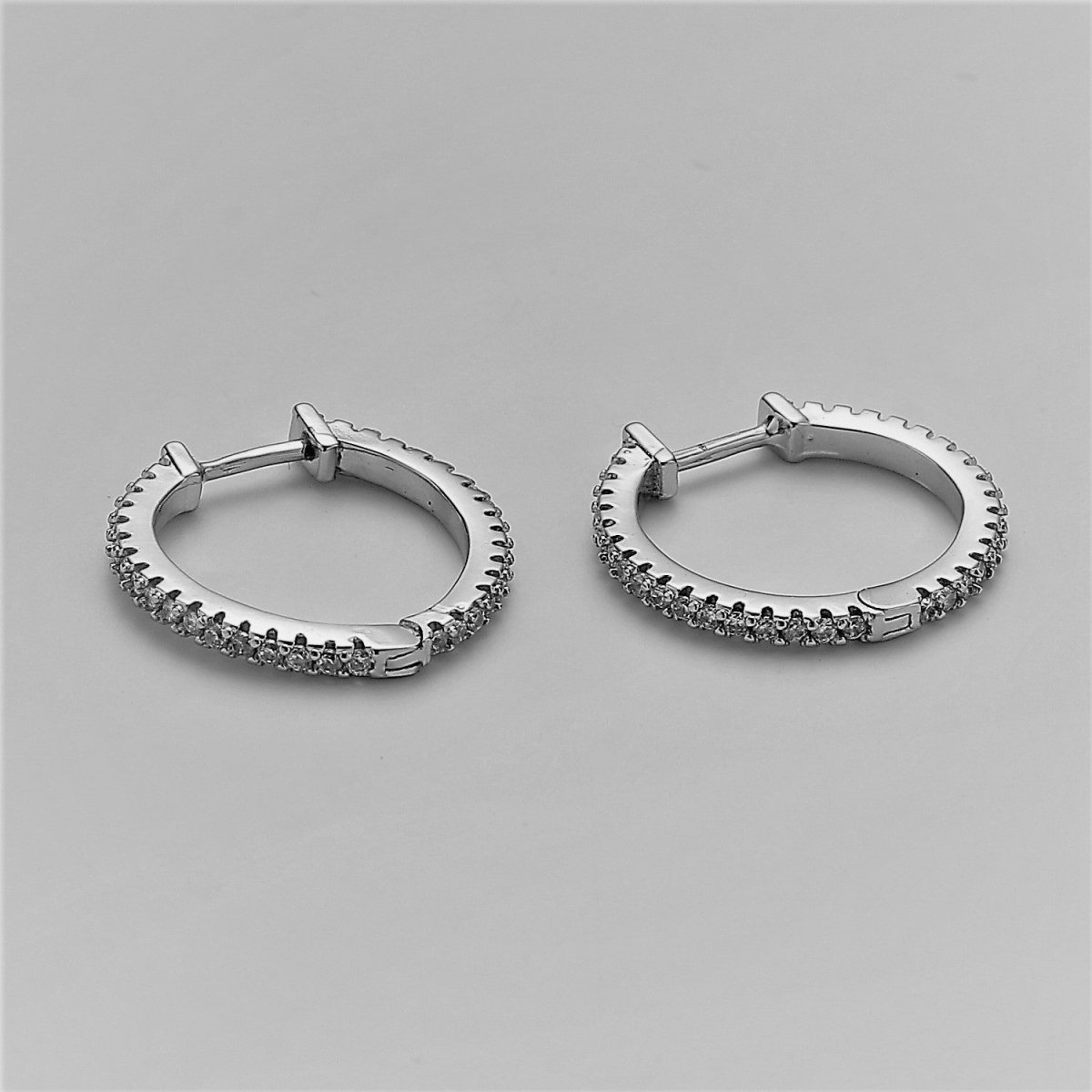 Dainty Gold Filled hoop earrings - huggie hoops earrings - Cubic hoop earrings - Dainty hoops - Tiny hoops - Thin hoops - Minimalist earring P-047 Q-222 Q-223 - DLUXCA