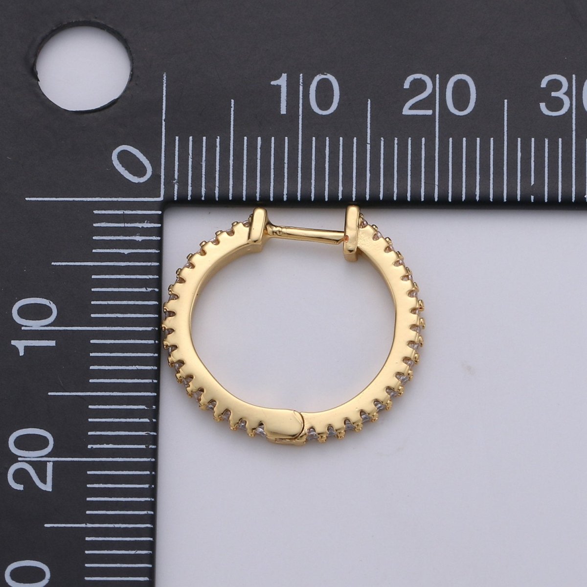 Dainty Gold Filled hoop earrings - huggie hoops earrings - Cubic hoop earrings - Dainty hoops - Tiny hoops - Thin hoops - Minimalist earring P-047 Q-222 Q-223 - DLUXCA