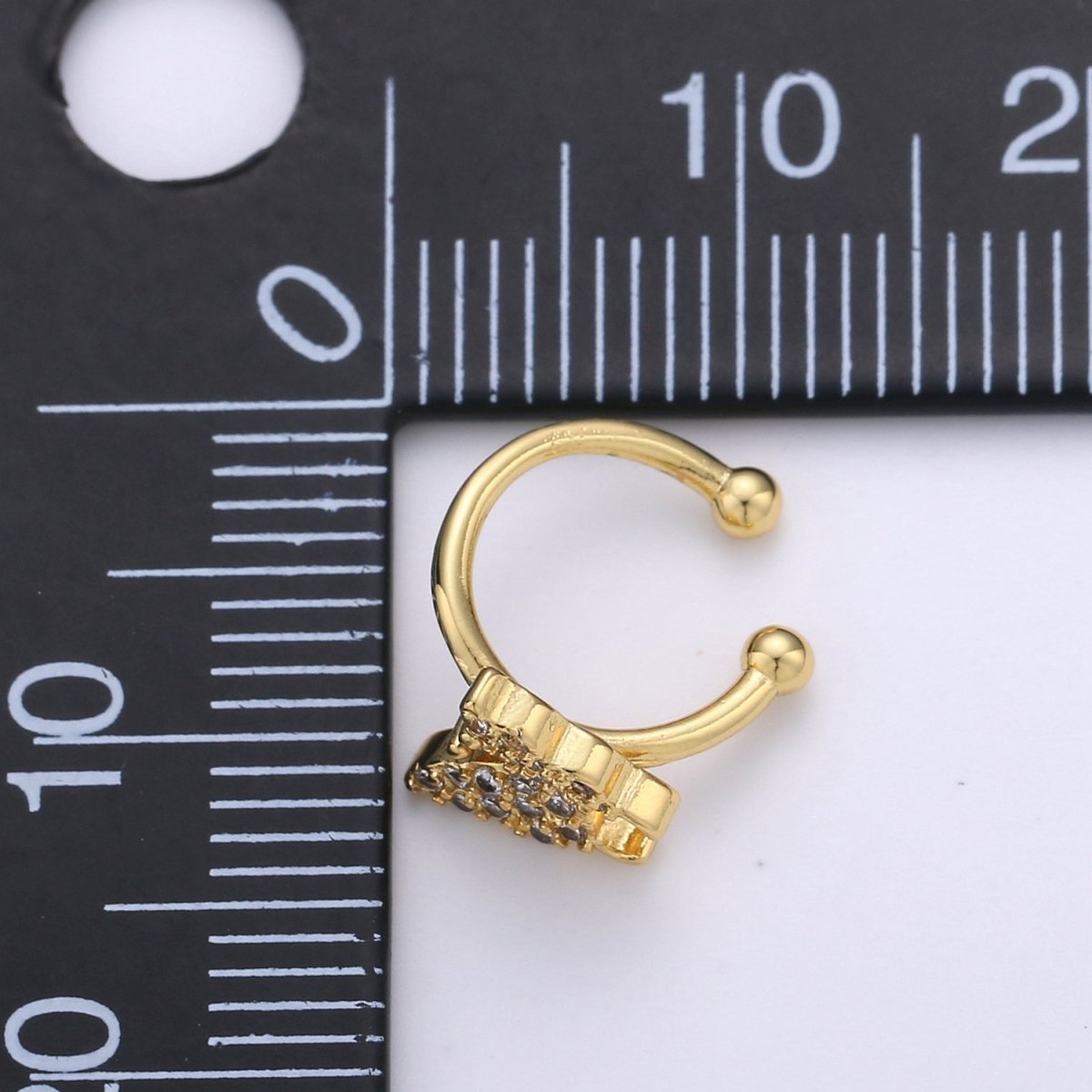 Dainty Gold Filled Little Butterfly Earcuffs - AI-077 - DLUXCA