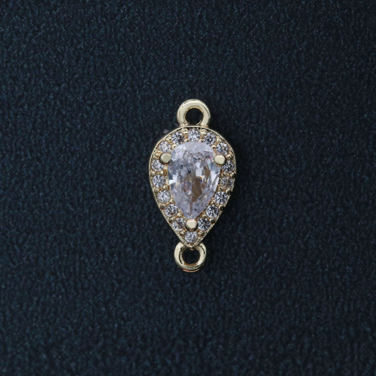 Dainty Gold Filled Stone Connectors F-837 F-843 - DLUXCA