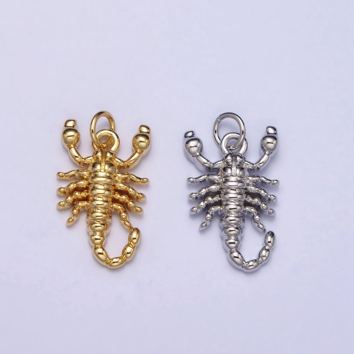 Dainty Gold Scorpion Charm Insect Animal Desert Charm AC-670 AC-671 - DLUXCA