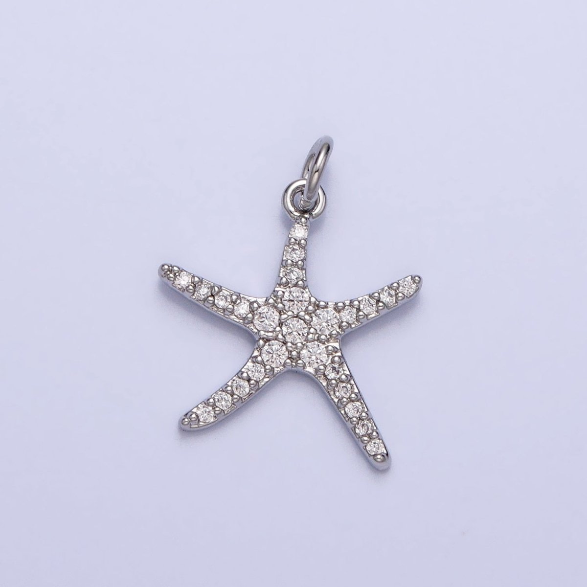 Dainty Gold Silver Starfish Charms Star Fish Animal Under The Sea Jewelry AC749 AC750 - DLUXCA