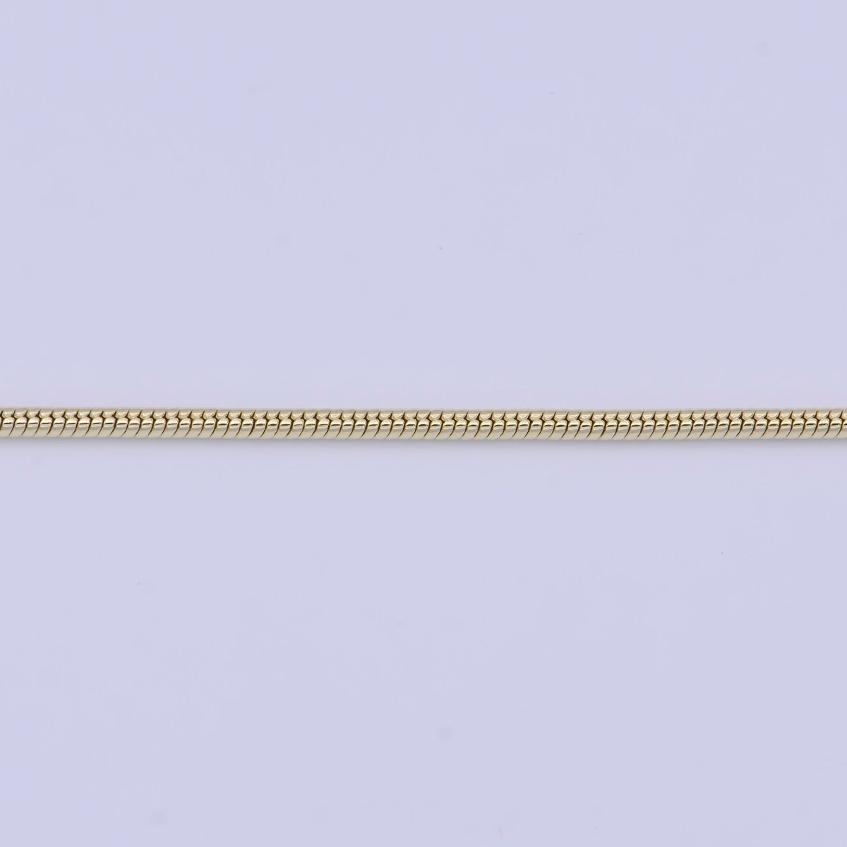 Dainty Gold Snake Chain Necklace, Layer Herringbone Necklace Ready to Wear 17.8 Inch | WA-1107 Clearance Pricing - DLUXCA