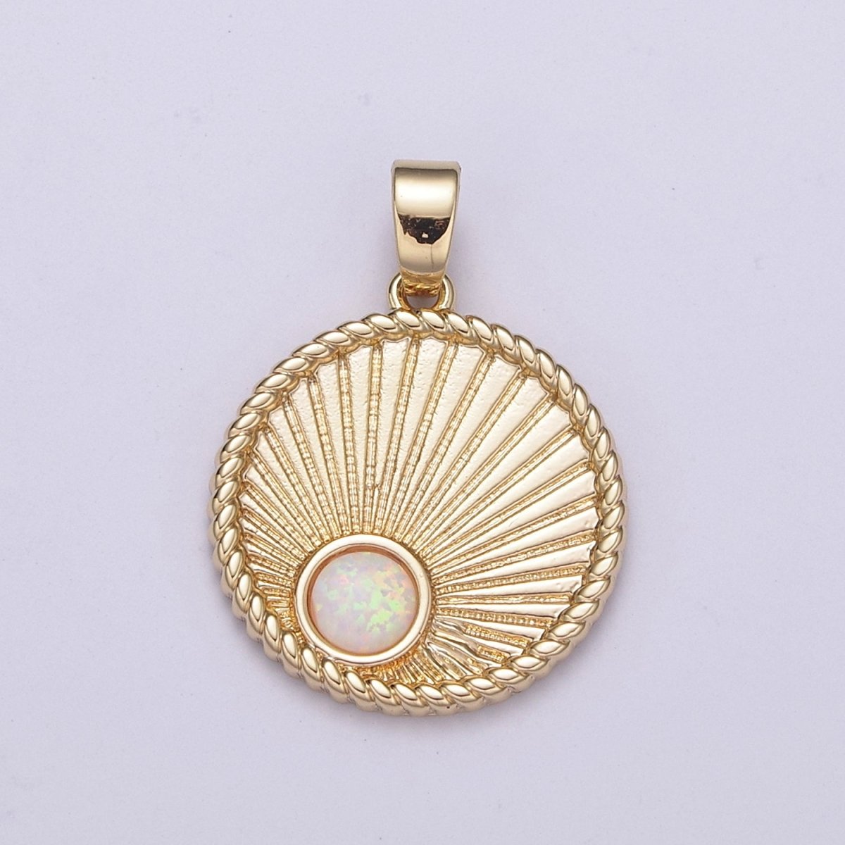 Dainty Gold Sun charm, Sunbeam charm, Opal Sunshine, Sunburst, Sun Pendant, Bohemian charms, Jewelry DIY, bracelet charm N-503 - N-505 - DLUXCA
