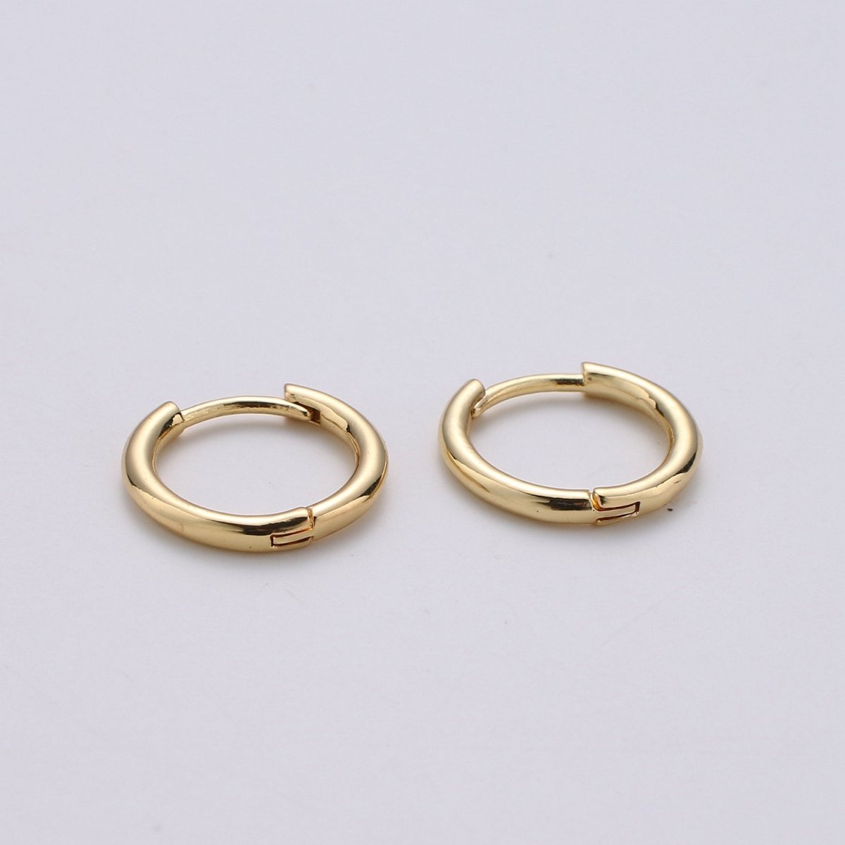 Dainty Hoop Earrings Pair/ Small Hoop Earring Minimalist Hoop Earring Silver Hoops Tiny Gold Hoop Ear Huggers/ Cartilage Earrings/ Rose Gold K-557 to K-560 - DLUXCA
