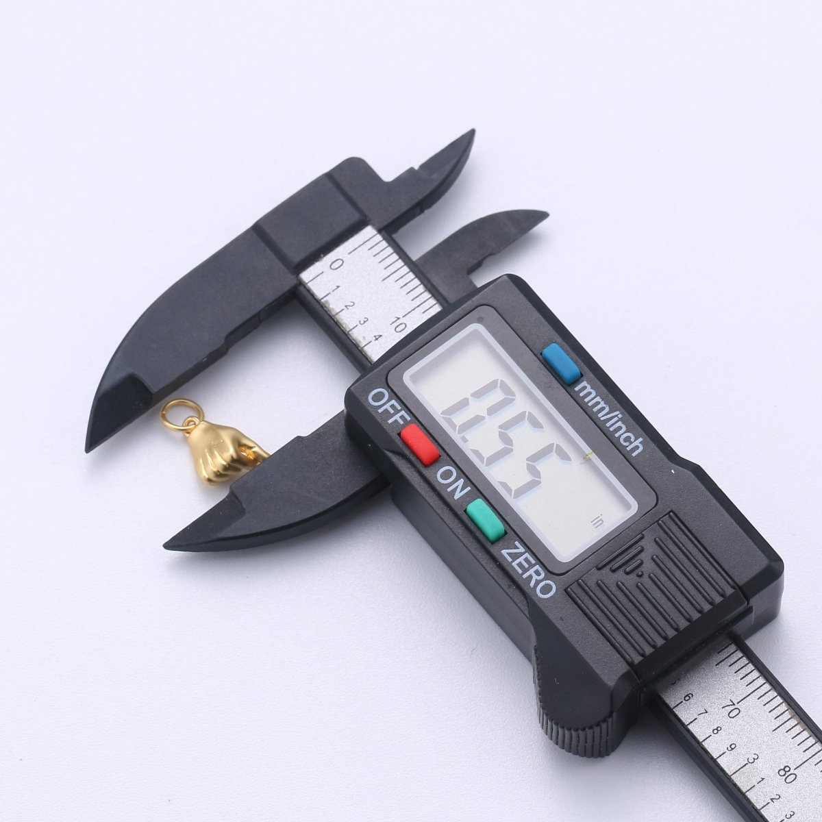 Dainty Kpop Finger Heart Charm Korean Heart Charm, Gold Fill Finger Heart Charm Hand heart symbol Love hand gesture For DIY JewelryC-404 - DLUXCA