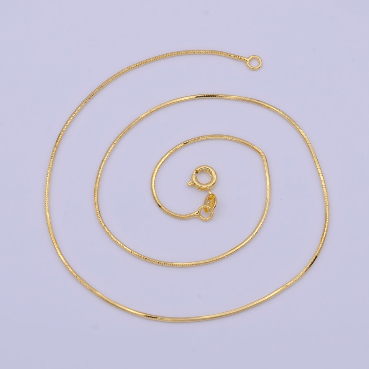 Dainty Layering Chain • Tiny Herringbone Chain • Delicate Necklace • Everyday Necklace • Minimalist Choker Necklace | WA-1147 Clearance Pricing - DLUXCA