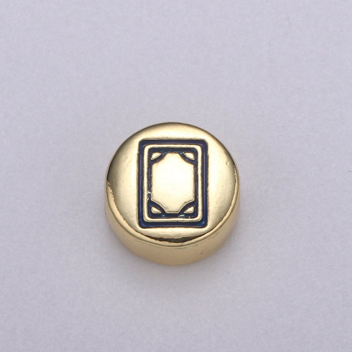 Dainty Mahjong Bead Charms for Jewelry Supply Gold Mahjong Tile Bead Spacer Chinese Character Red Dragon Center Tile Wealth B-485 B-486 B-487 - DLUXCA