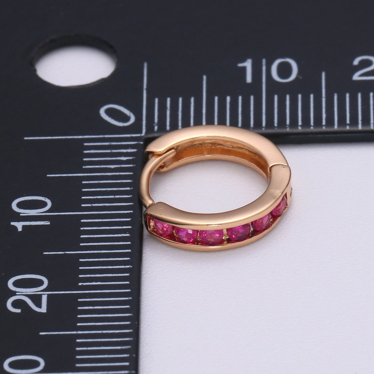 Dainty Minimalist Cz Earring Gold Filled Huggie Earring Everyday Wear Jewelry P-178 P-179 - DLUXCA