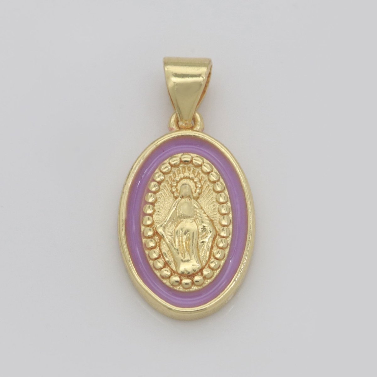 Dainty Miraculous Lady Charm gold medallion Charm, gold filled Virgin Mary religious medal Saint Pendant Religious Coin Catholic Enamel Jewelry N-1373 N-1374 N-1375 N-1376 N-1377 N-1378 N-1379 N-1380 N-1381 N-1382 - DLUXCA