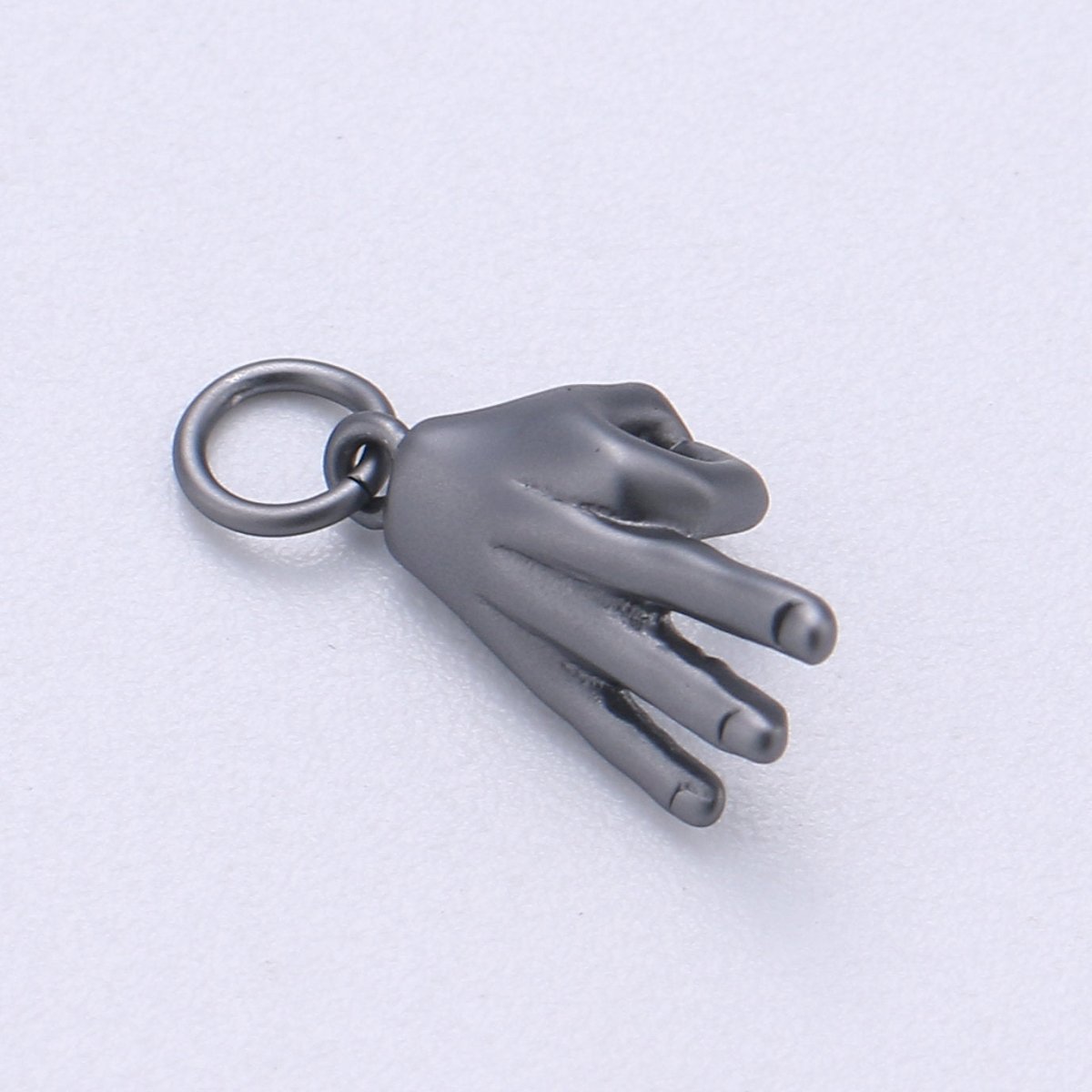 Dainty "Okay" hand Pendant in Gold Filled Ok Gesture Charm, Jewelry Supplies, Jewelry Making Earring Bracelet Necklace Charm, C-405 - DLUXCA