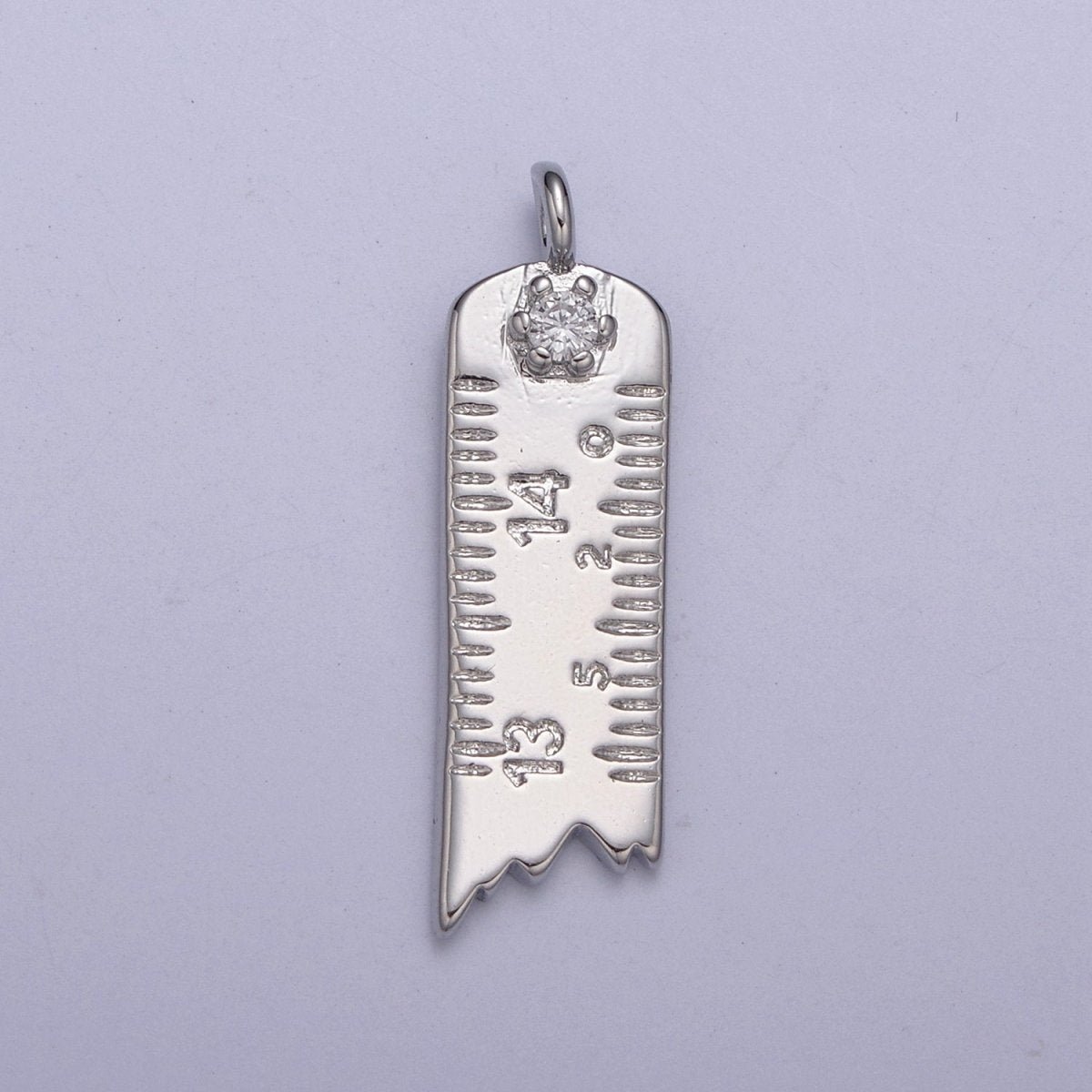 Dainty Ruler Charm Gold / Silver Ruler Pendant for Necklace Bracelet Earring Component N-369 N-370 - DLUXCA