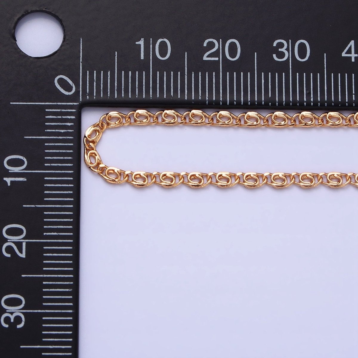 Dainty Scroll Chain Necklace 17.75 inch, 19.6 inch Long Ready to Wear Necklace in 18k Gold Filled | WA-1680 WA-1681 WA-1682 WA-1683 Clearance Pricing - DLUXCA