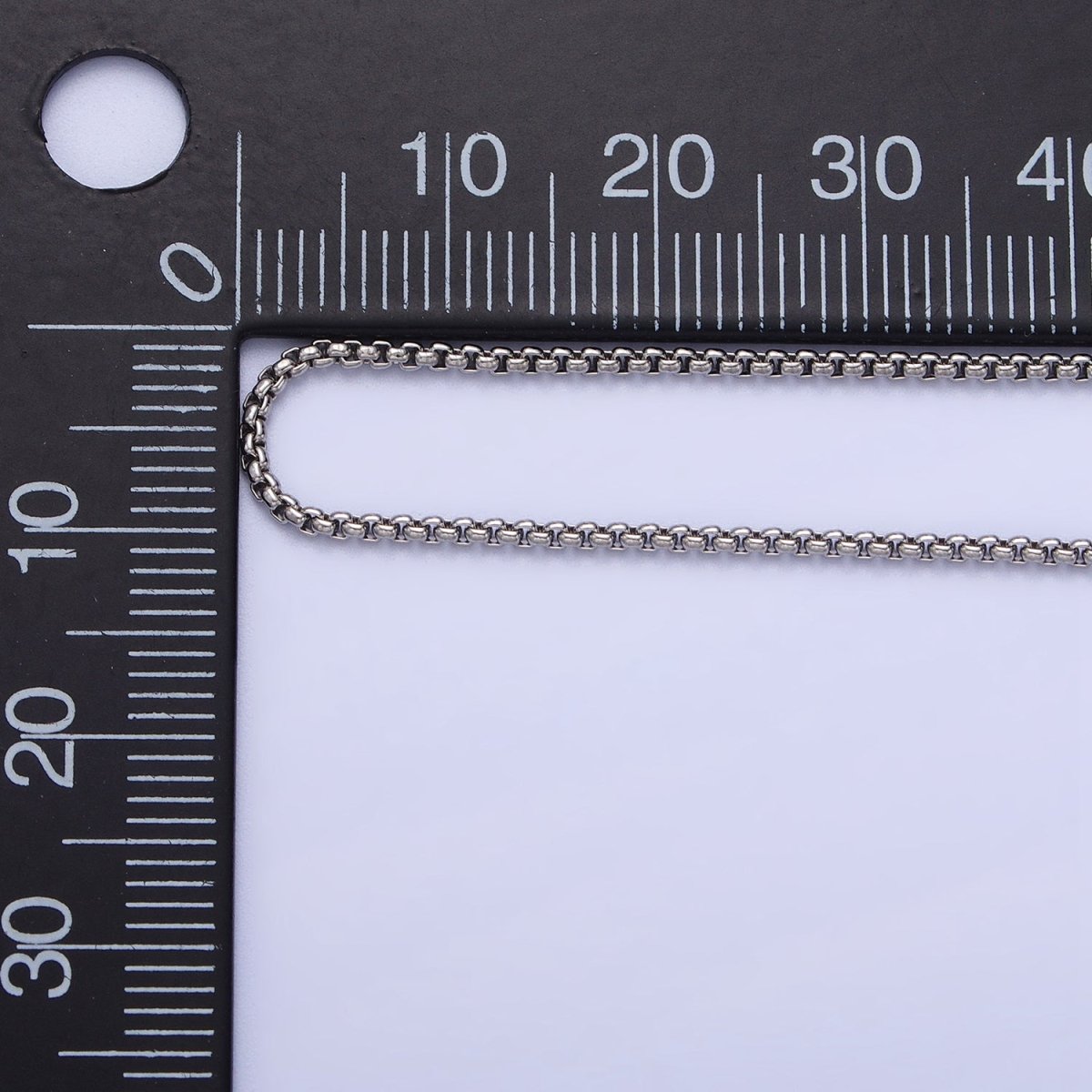 Dainty Stainless Steel Cable Rolo Chain Necklace 1.2mm Thin Dark Gold Box Chain 17.7 inches for Jewelry Making | WA-1703 WA-1704 Clearance Pricing - DLUXCA