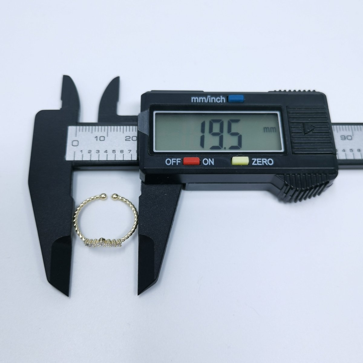 Dainty Twisted Ring, Chevron Ring, Crown Ring, Minimalist Jewelry, Open Twisted Band Ring Adjustable Ring for gift R-239 - DLUXCA