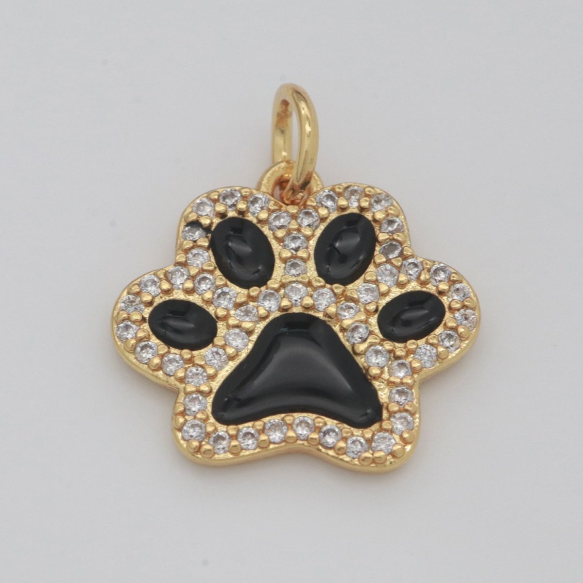 Dog Paw Gold Filled Charms M-648 - M-657 - DLUXCA