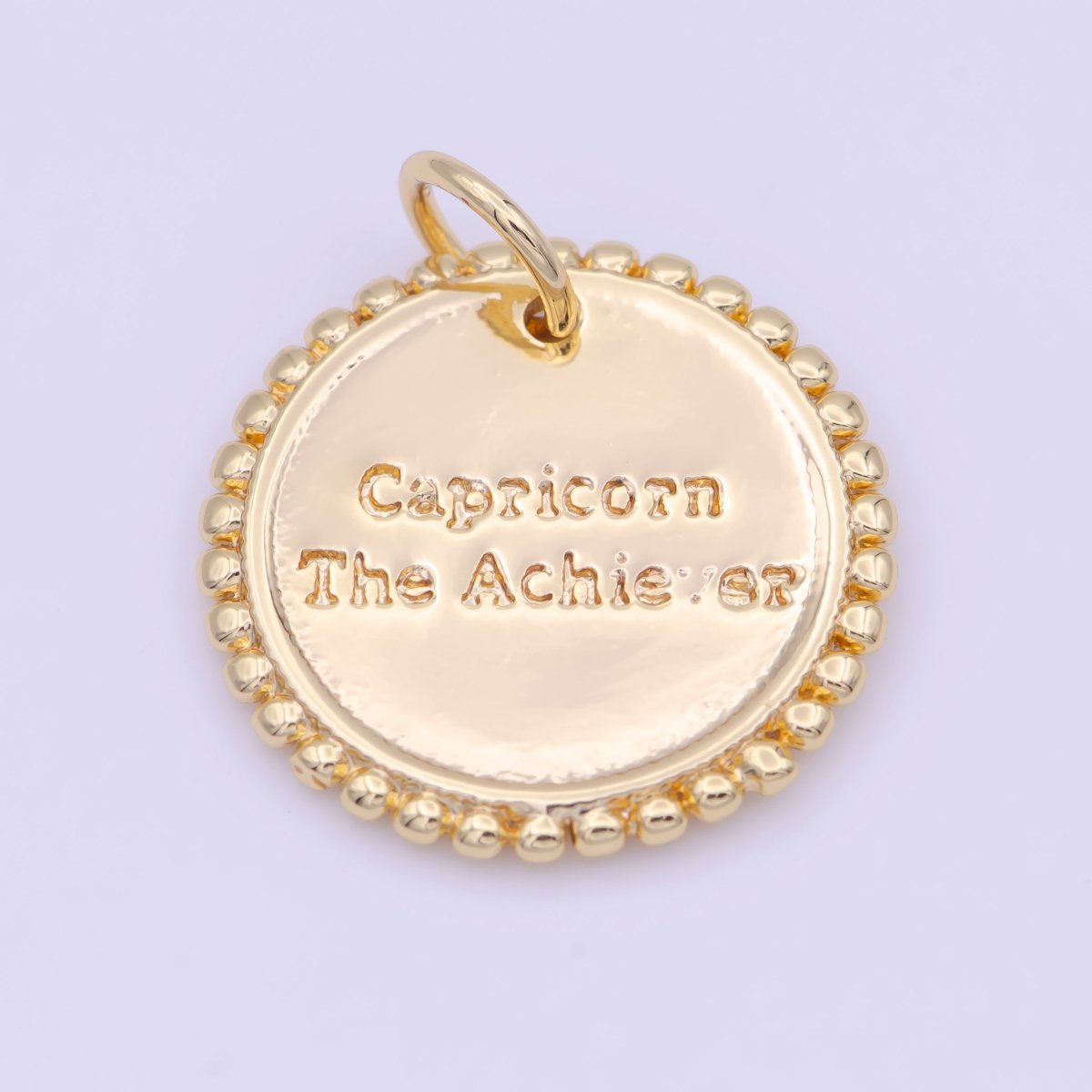 Double Sided Zodiac Horoscope Astrology Personalized Coin Charm | A-625-A-636 - DLUXCA