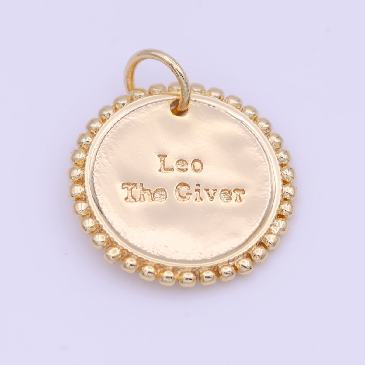 Double Sided Zodiac Horoscope Astrology Personalized Coin Charm | A-625-A-636 - DLUXCA