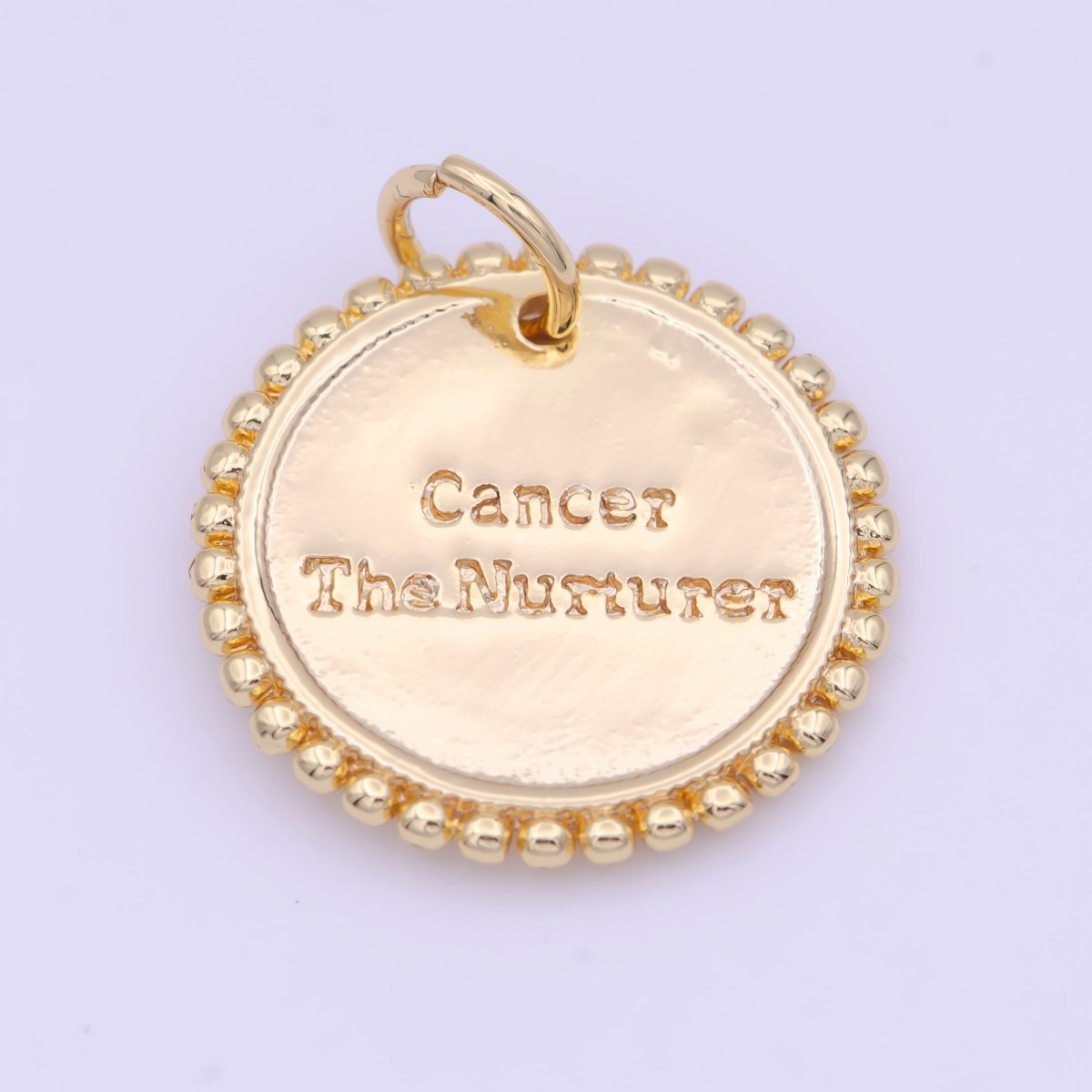 Double Sided Zodiac Horoscope Astrology Personalized Coin Charm | A-625-A-636 - DLUXCA