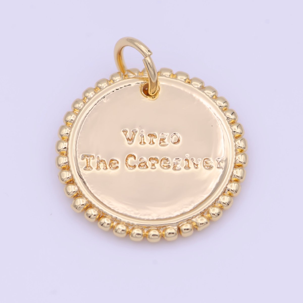 Double Sided Zodiac Horoscope Astrology Personalized Coin Charm | A-625-A-636 - DLUXCA