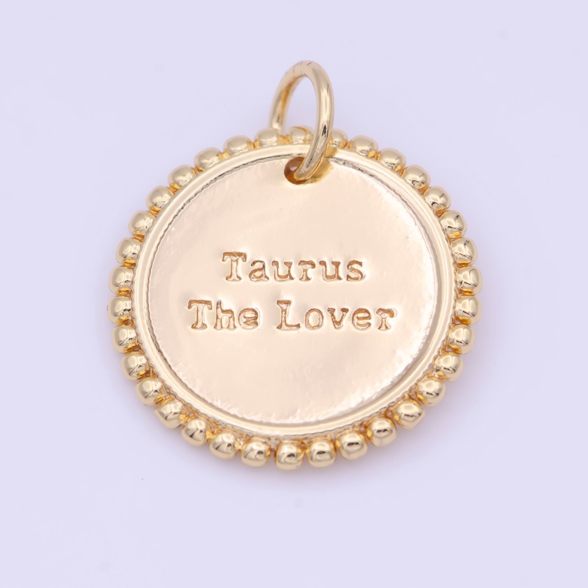 Double Sided Zodiac Horoscope Astrology Personalized Coin Charm | A-625-A-636 - DLUXCA