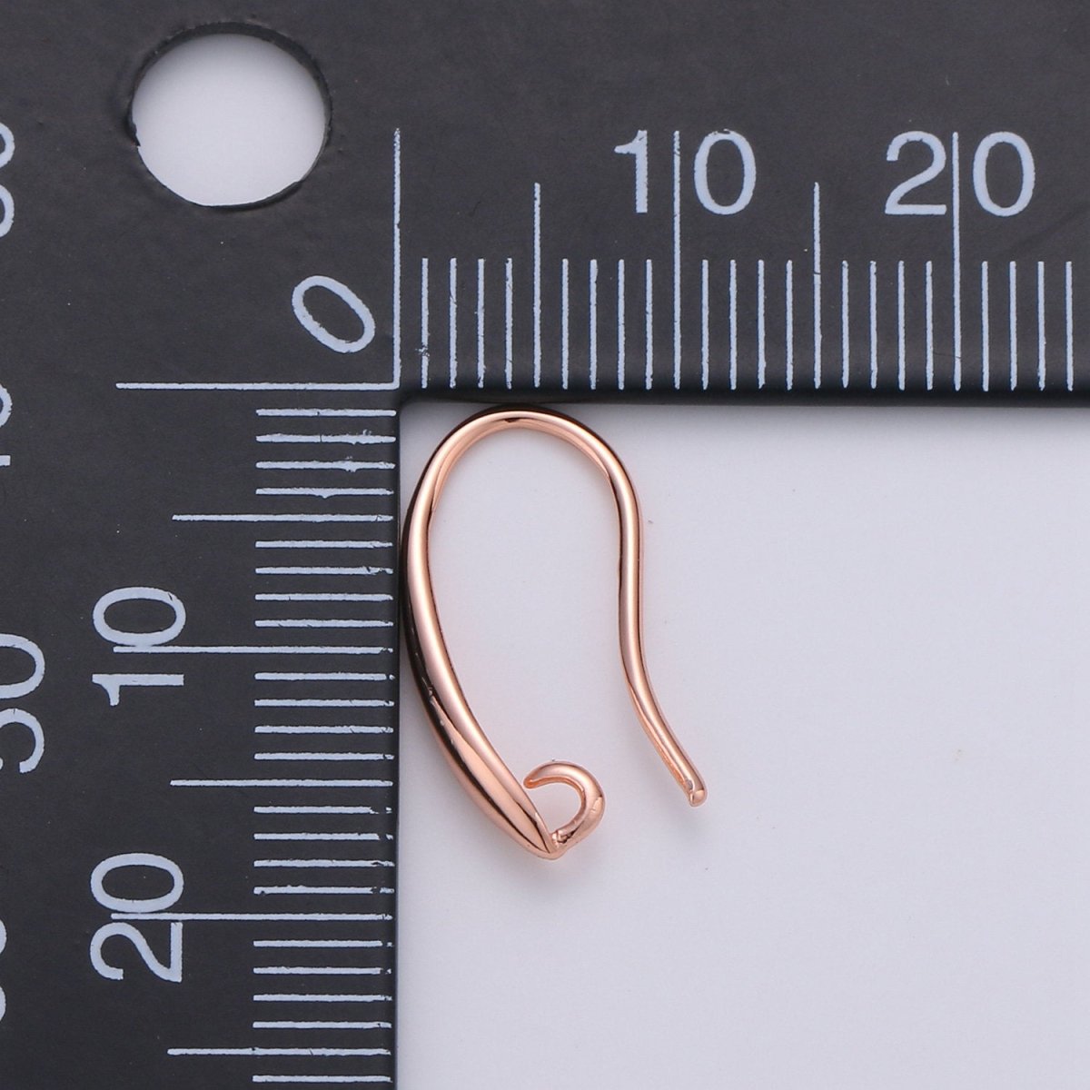 Earring hook, Nickel free Lead Free 18x11mm, 14K gold Filled Earring Jewelry component, Earring component, Earring making, K-650 K-651 - DLUXCA