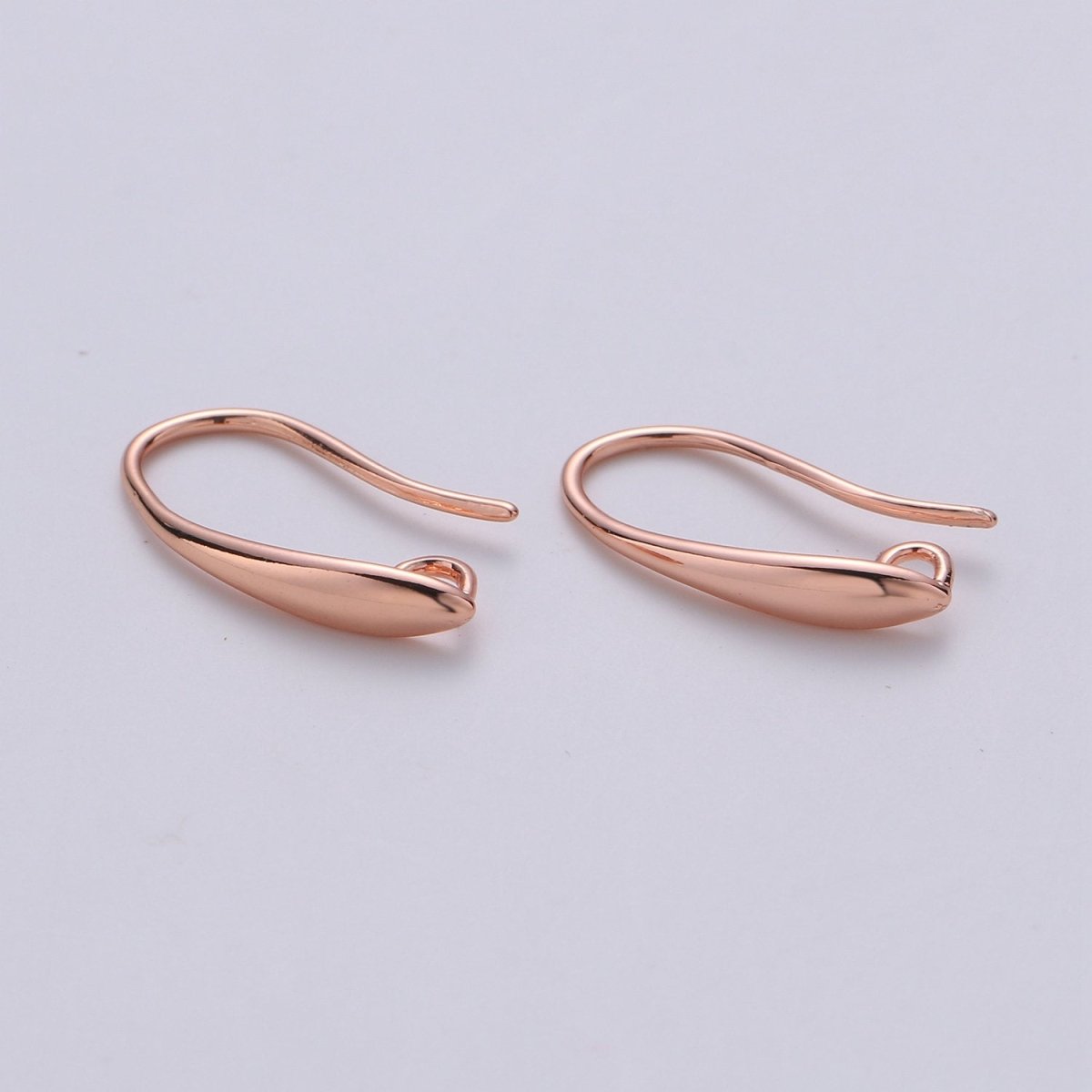 Earring hook, Nickel free Lead Free 18x11mm, 14K gold Filled Earring Jewelry component, Earring component, Earring making, K-650 K-651 - DLUXCA