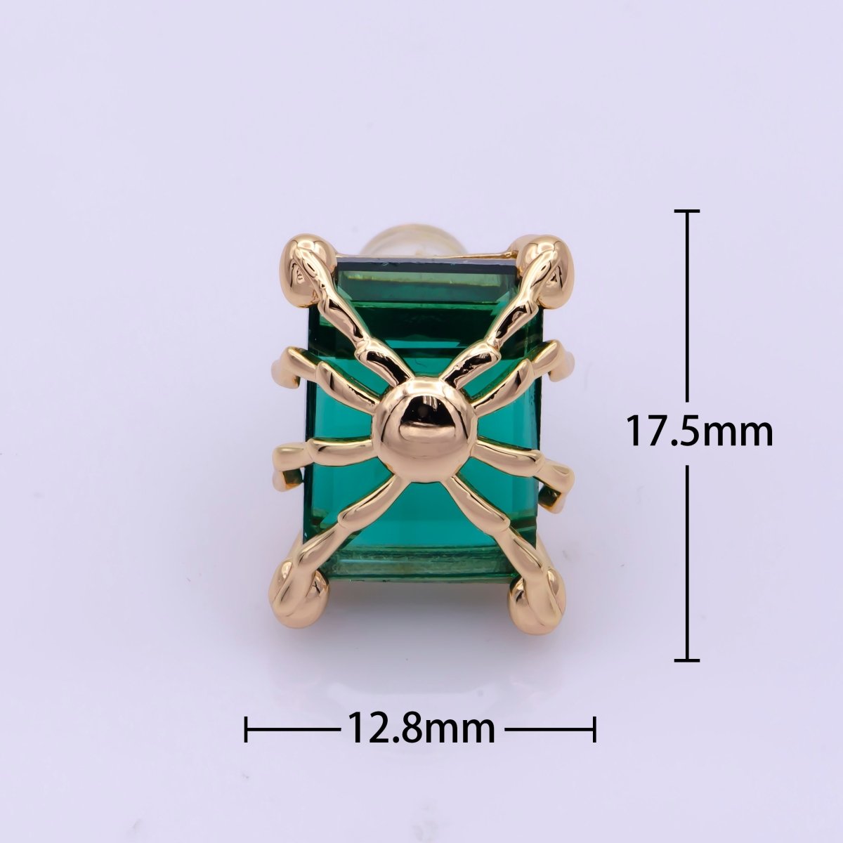 Elegant Emerald Stud Earrings / Mother's Day Gift / Minimalist Studs / Emerald CZ Studs / Dainty Earrings / Gift For Her Mom T-194 - DLUXCA