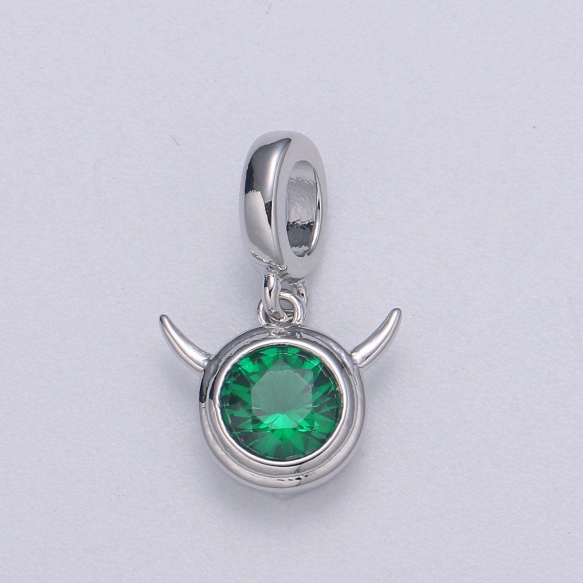 Emerald Green Gold Filled Circle Pendants H-600 H-606 - DLUXCA