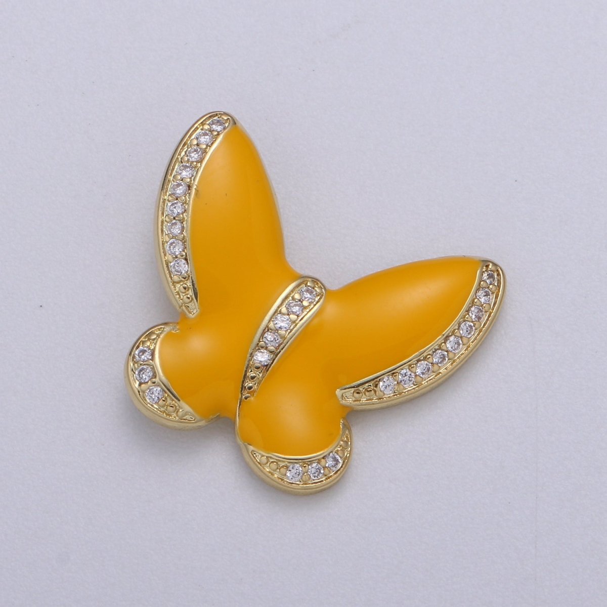 Enamel butterfly charm necklace Dainty Mariposa Charm Pendant for bracelet Jewelry Making Supply Blue, Black Pink Red White Evil Eye H-755 H-781 H-783 H-825 H-827 H-833 H-839 - DLUXCA